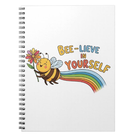 Carnet Croyez en Vous-même – Illustration de Abeille Moti (Devant)