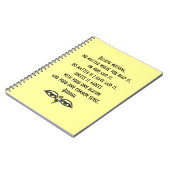 Carnet Croyez la citation de Rien-Bouddha (Côté gauche)