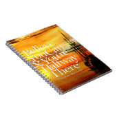 Carnet Croyez que vous pouvez citation inspirée de bateau (Côté Droit)