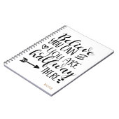 Carnet CROYEZ-VOUS EN VOUS & VOUS ÊTES À MI-CHEMIN Custom (Côté gauche)