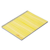 Carnet Crush citron (Côté gauche)