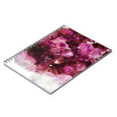 Carnet Cryaméthyste minéral pourpre (Côté gauche)