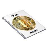 Carnet crypto-monnaie Bitcoin (Côté Droit)