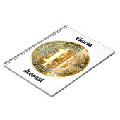 Carnet crypto-monnaie Bitcoin (Côté gauche)