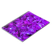 Carnet Crystal Amethyst Purple Gemstone (Côté gauche)