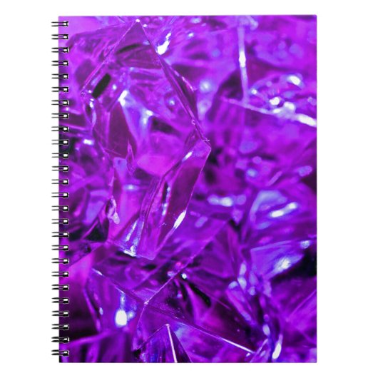 Carnet Crystal Amethyst Purple Gemstone (Devant)