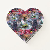 Carnet Crystal Ball Halloween sorcière (Dos)