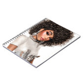 Carnet Crystal Corset Glam Girl Spiral Photo Notebook (Côté gauche)