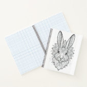 Carnet Crystal Hare Geometric Art Print | Lapin Élégant (Intérieur)