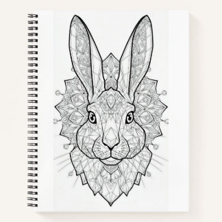 Carnet Crystal Hare Geometric Art Print | Lapin Élégant 