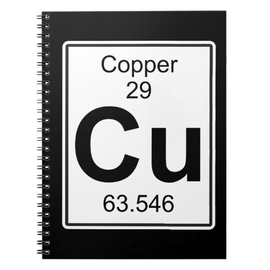 Carnet Cu - cuivre (Devant)