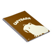 Carnet Cuaderno Capybara Inversed Color (Côté Droit)