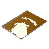 Carnet Cuaderno Capybara Inversed Color (Côté gauche)
