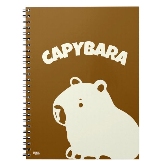 Carnet Cuaderno Capybara Inversed Color (Devant)