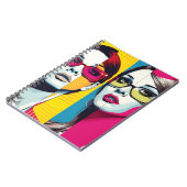 Carnet Cuaderno Comic Pop Art Girl (Côté gauche)