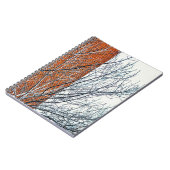 Carnet Cuaderno con fotografía de un día de invierno (Côté gauche)