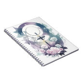 Carnet Cuaderno cross tattoo flower 34 (Côté Droit)
