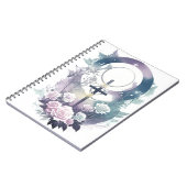 Carnet Cuaderno cross tattoo flower 34 (Côté gauche)