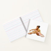 Carnet Cuaderno cuadrado con dibujos de bailarinas (Intérieur)