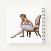 Carnet Cuaderno cuadrado con dibujos de bailarinas (Dos)