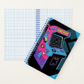 Carnet Cuaderno Cuadriculado Arcade Retro Grided (À l'intérieur)