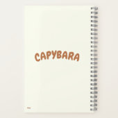 Carnet Cuaderno Cuadriculado Capybara avec grille de Mug (Verso)
