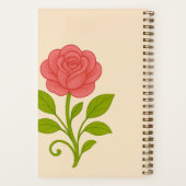 Carnet Cuaderno Cuadriculado Coquette Floral Grid (Verso)