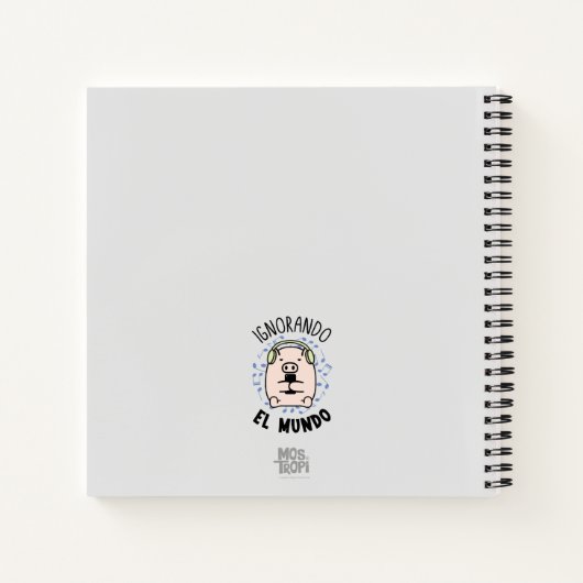 Carnet Cuaderno de espiral│Ignorando el mundo (Dos)