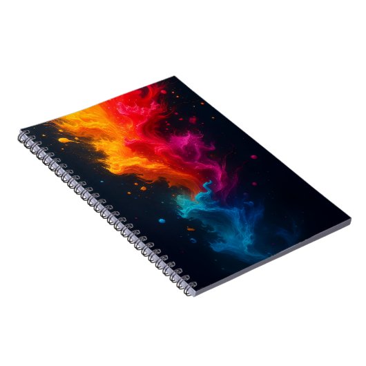 Carnet Cuaderno de fuego multicolor  (Côté Droit)
