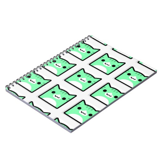 Carnet Cuaderno de Géométrie Dash Gato (Côté gauche)