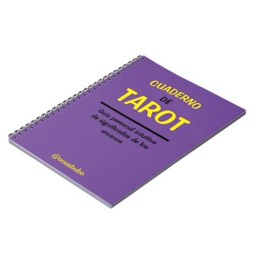 Carnet Cuaderno de Tarot (Côté gauche)