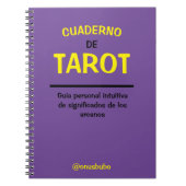 Carnet Cuaderno de Tarot (Devant)