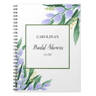 Carnet Cuaderno Elegante Fête des mariées Liste de cadeau