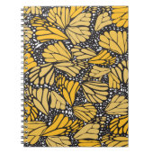 Carnet Cuaderno estampado mariposa monarca (Devant)