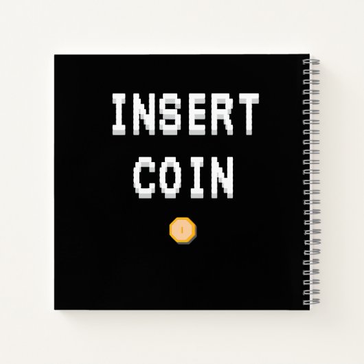 Carnet Cuaderno Game Over Retry Insert Coin (Dos)