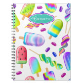 Carnet Cuaderno Helados (Devant)