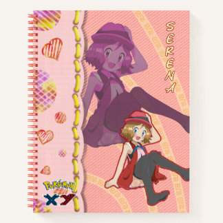Carnet Cuaderno of Serena pokemon