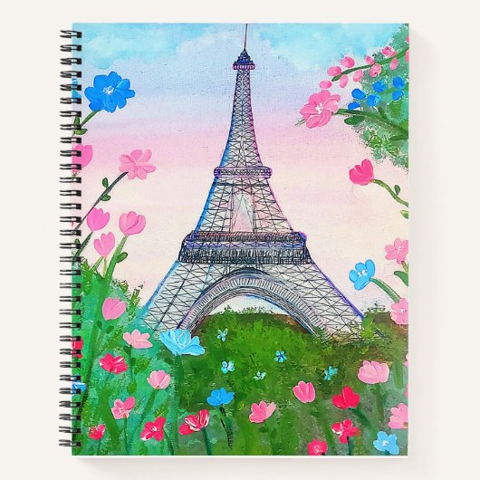 Carnet Cuaderno "Paris" (Devant)