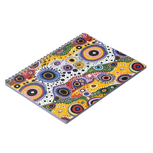 Carnet Cuaderno Psicodélico Retro Efecto Caleidoscopio (Côté gauche)