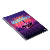 Carnet Cuaderno Retro wave Gaming (Côté Droit)