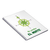 Carnet Cuaderno Rosa de los vientos minimalista (Côté Droit)