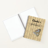 Carnet Cuaderno Sketchbook butterfly add name (Intérieur)