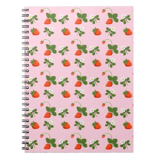 Carnet Cuaderno Strawberries (Devant)