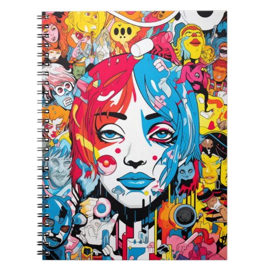 Carnet Cuaderno Terror Pop Art (Devant)