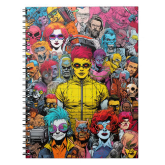 Carnet Cuaderno Terror Pop Art