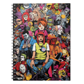 Carnet Cuaderno Terror Pop Art