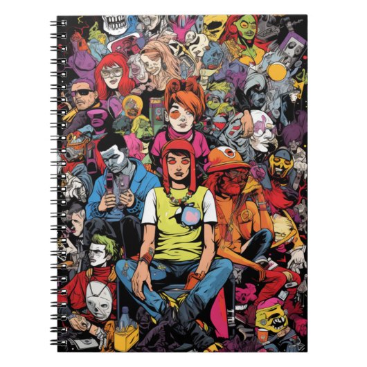 Carnet Cuaderno Terror Pop Art (Devant)