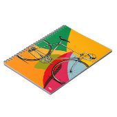 Carnet Cuaderno Vintage Racing Bicycle (Côté gauche)