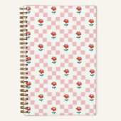 Carnet Cuadrillé en rosa (Recto)