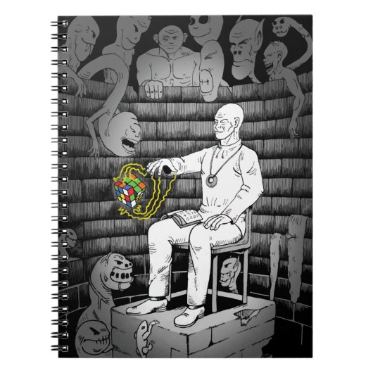 Carnet Cube magique avec monstres (Devant)